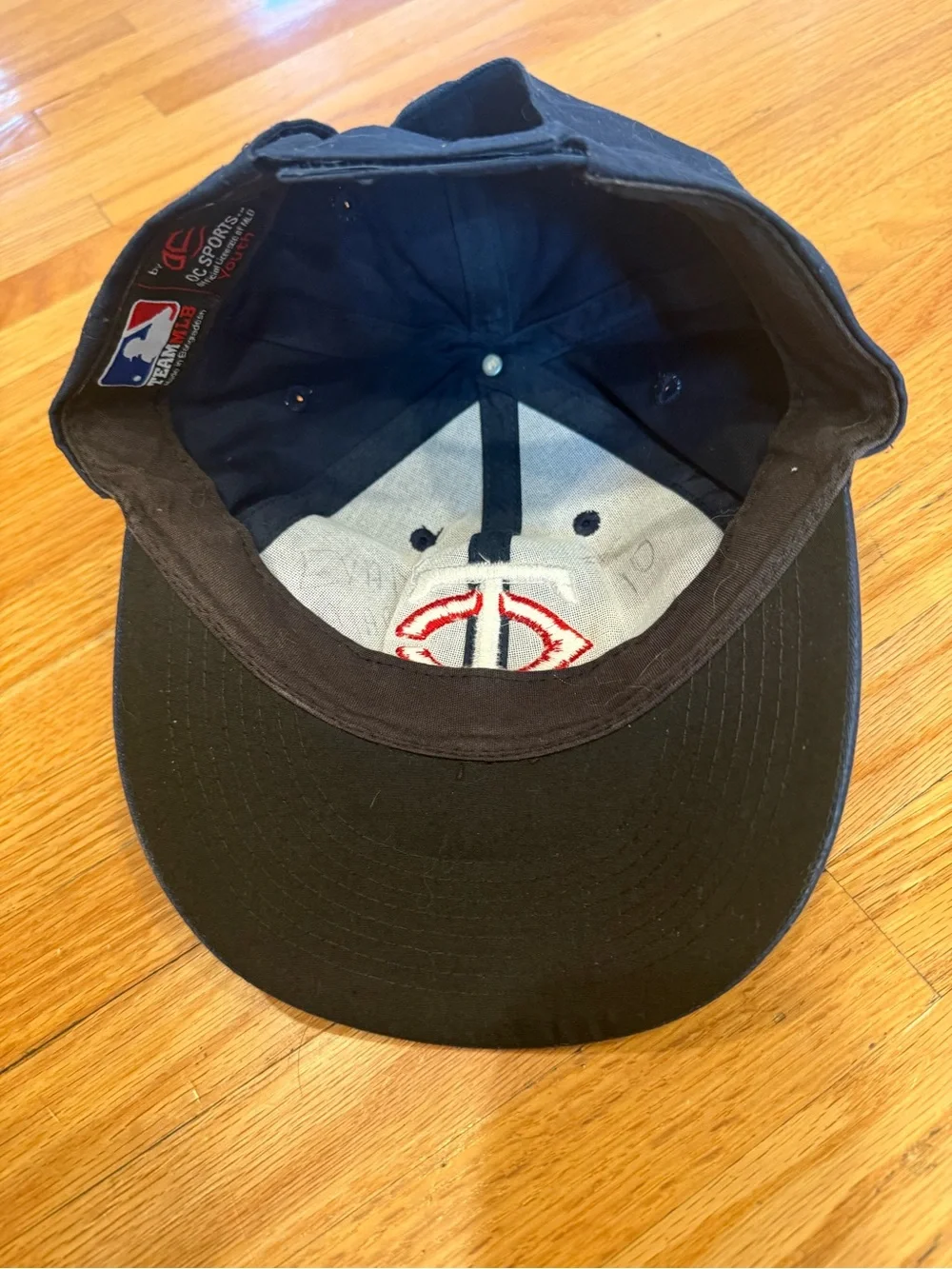MLB Kids Navy Cap with Red & White TC Logo